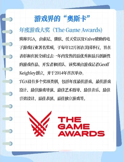 tga游戏奥斯卡排行榜