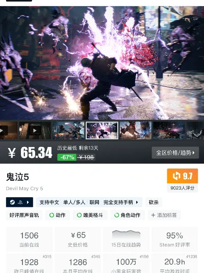 steam鬼泣5多少钱　steam鬼泣五多少钱