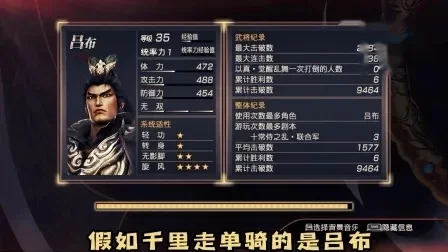 真三国无双蓝宝石吕布获取与通关攻略