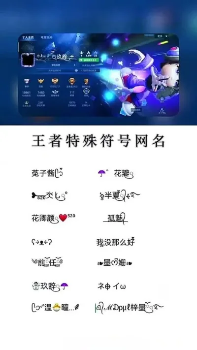 王者荣耀起名攻略：符号要求与英雄命名建议