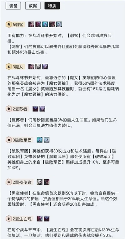 《云顶之弈》吸血刀攻略：物理英雄提升续航，组合搭配增强战斗力