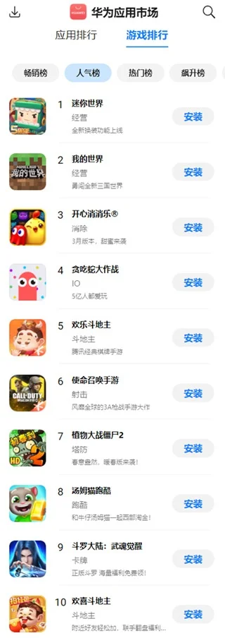 应用市场游戏安装排行榜-游戏排行：数字旅行地图